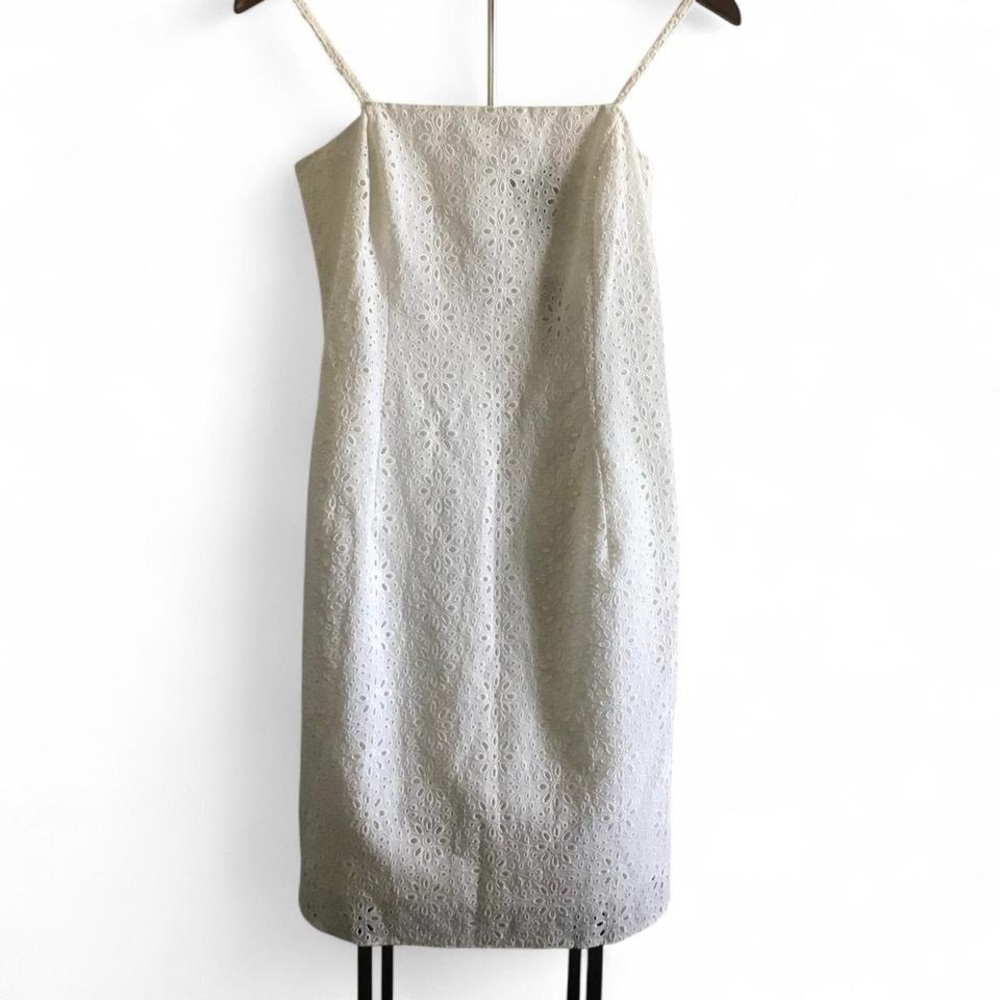 Ann Taylor Embroidered Cream and Floral Lace Dress NWT - Size 4P